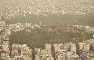 Αφρικανική σκόνη στην Αθήνα