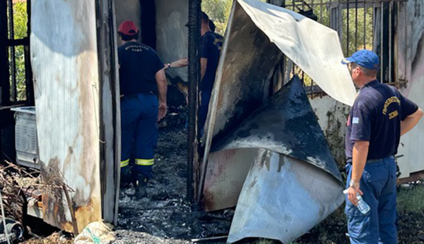 Φωτιά σε σπίτι στην Κεφαλονιά από έκρηξη φιάλης υγραερίου – Διασωληνώθηκε 65χρονος