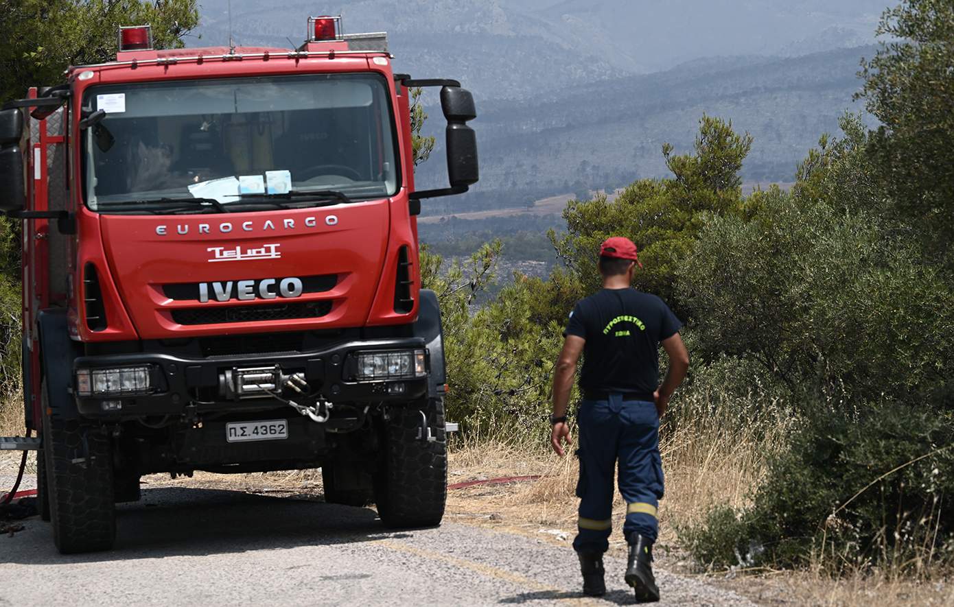 Φωτιά τώρα στο Βασιλικό Καλαμπάκας Τρικάλων