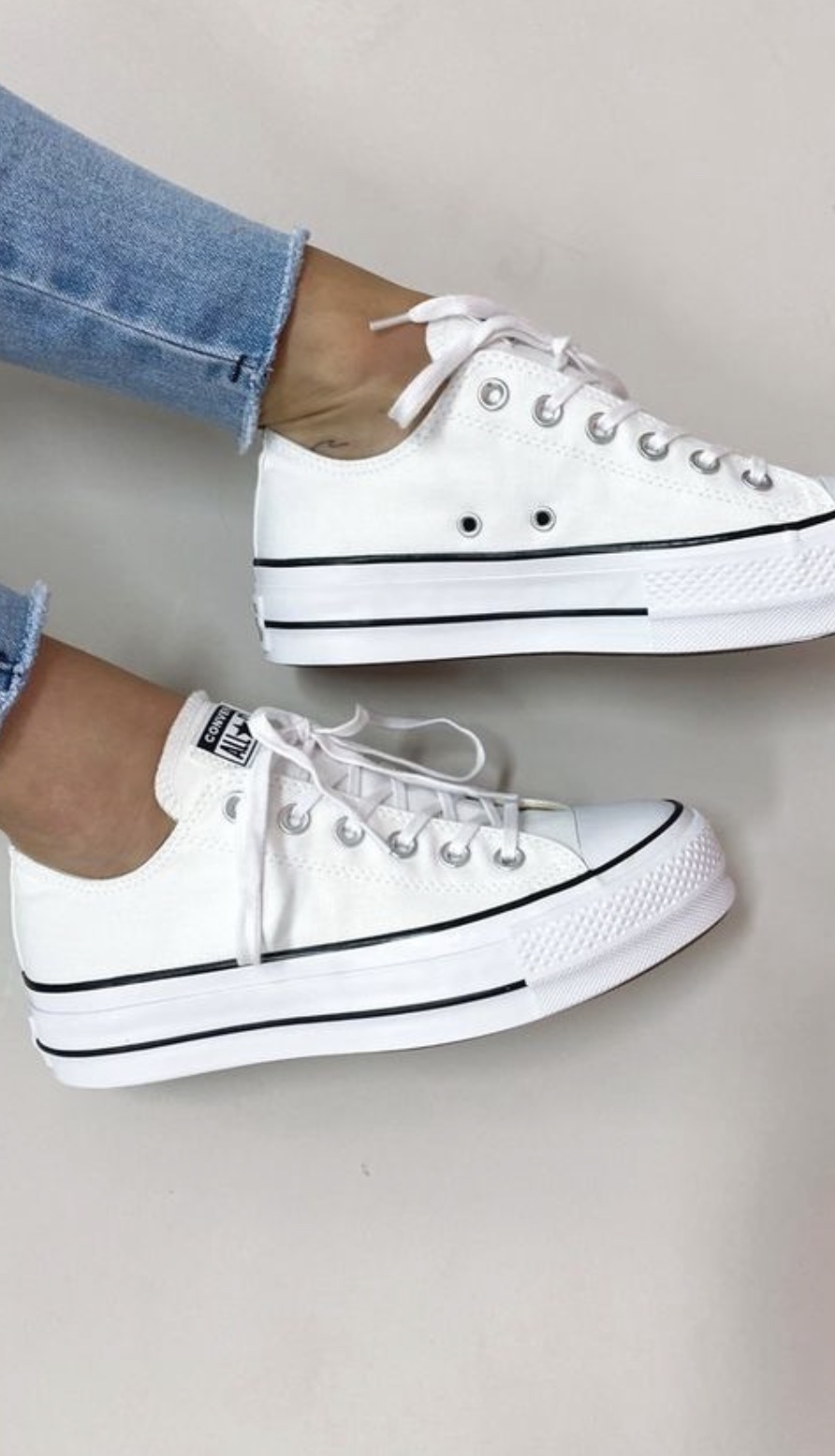 converse chuck Taylor platform leuka