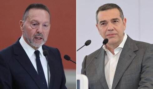 «Με κατηγορεί εκείνος που θεωρούσε ότι η ΤτΕ όφειλε να σιωπά, η Ιθάκη του δεν μιλάει για τα capital control, τις κλειστές τράπεζες και το τρίτο μνημόνιο» η απάντηση Στουρνάρα σε Τσίπρα