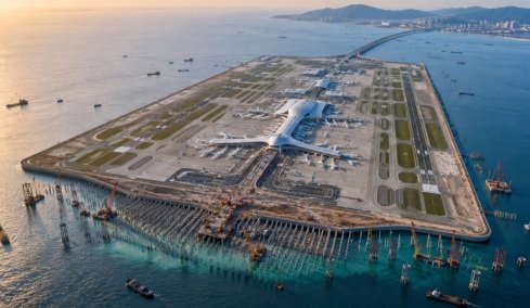 Φτιάχνουν αεροδρόμιο 80 εκατ. επιβατών πάνω σε τεχνητό νησί 20 τ.χλμ.: Το φαραωνικό έργο της Κίνας