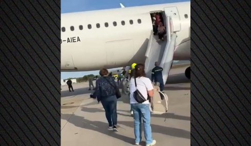 Πανικός σε πτήση Αθήνα-Μόναχο: Αναγκαστική προσγείωση και εκκένωση λόγω τεχνικού προβλήματος, δείτε βίντεο  