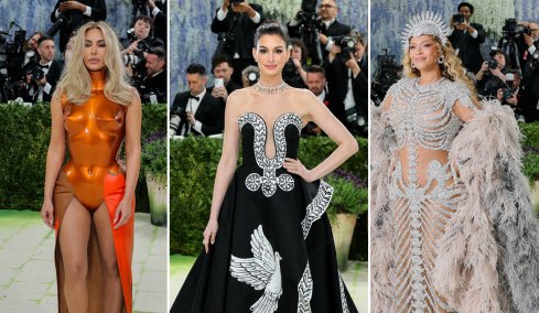 Οι εμφανίσεις του Met Gala:  H «χτισμένη» Κιμ Καρντάσιαν, η αρχαιοελληνική Αν Χάθαγουεϊ και η μεγάλη επιστροφή της Μπιγιονσέ