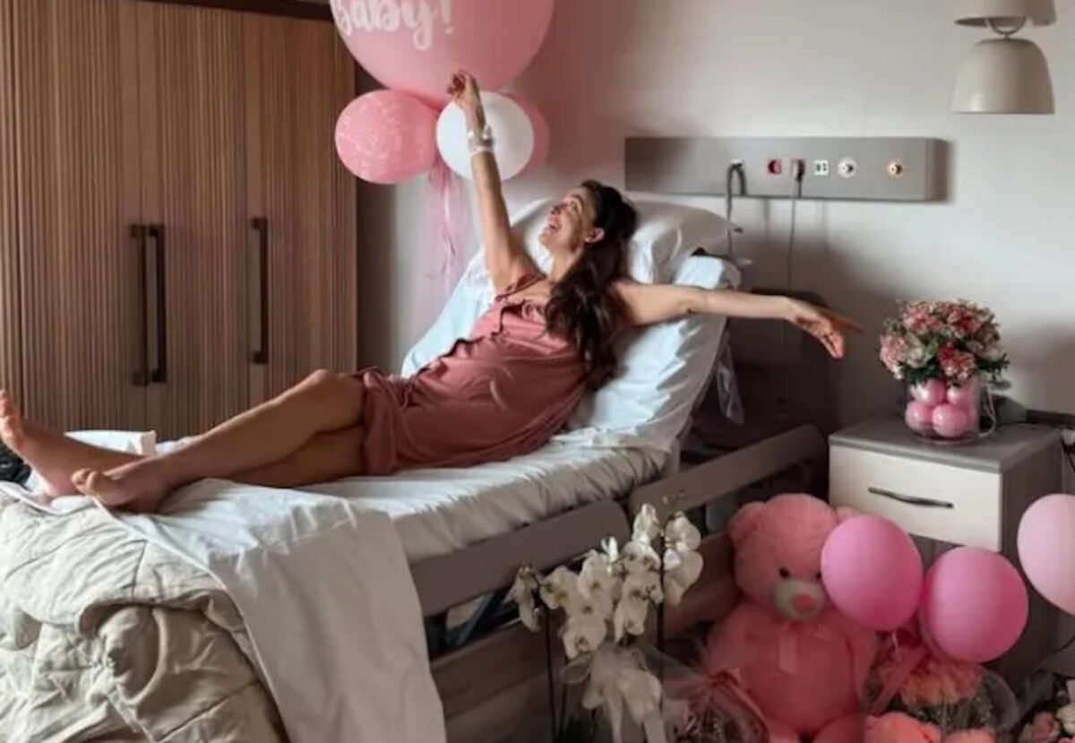 Η Άννα Πρέλεβιτς στο μαιευτήριο / Πηγή Instagram