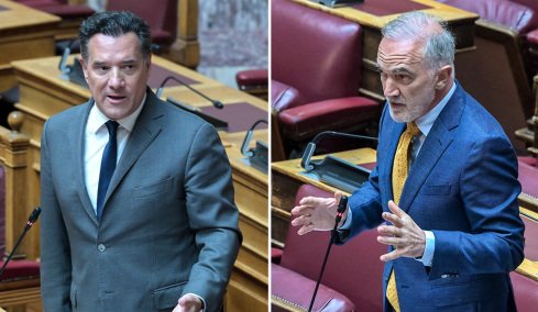 Σύγκρουση Γεωργιάδη με Σαλμά στη Βουλή: Είστε άσχετος ή εκπρόσωπος συγκεκριμένης εταιρείας - Παράνομη προκήρυξη, ζημιά στο δημόσιο