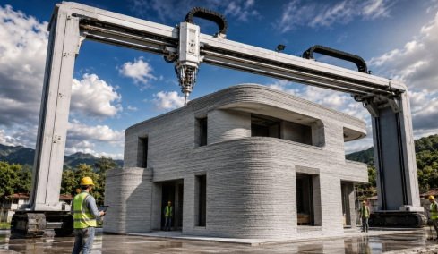 Ο «εκτυπωτής Ferrari» που χτίζει σπίτι 120 τ.μ. σε 48 ώρες και αλλάζει την οικοδομή  