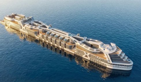 Η πλωτή πόλη που φιλοδοξεί να ταξιδεύει μόνιμα στους ωκεανούς: Θα έχει από στάδιο και μουσεία μέχρι χώρους πρασίνου, δείτε εικόνες  