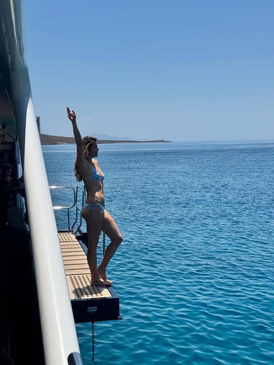 Μαριέττα Χρουσαλά: Η «ξεχωριστή Παρασκευή» της πάνω σε σκάφος