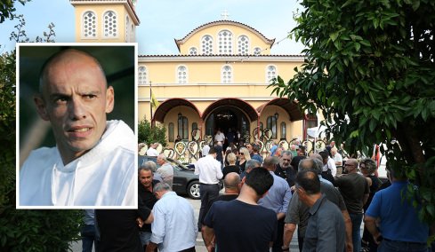 Σε κλίμα οδύνης έγινε η κηδεία του Τάκη Γκώνια στη Λειβαδιά 