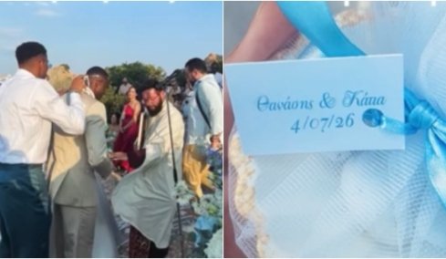 Το ξέφρενο πάρτι μετά τον γάμο του Θανάση Αντετοκούνμπο: Ο Γιάννης... μπροστάρης, οι χορεύτριες με τις φωτιές και το σόου στον ουρανό