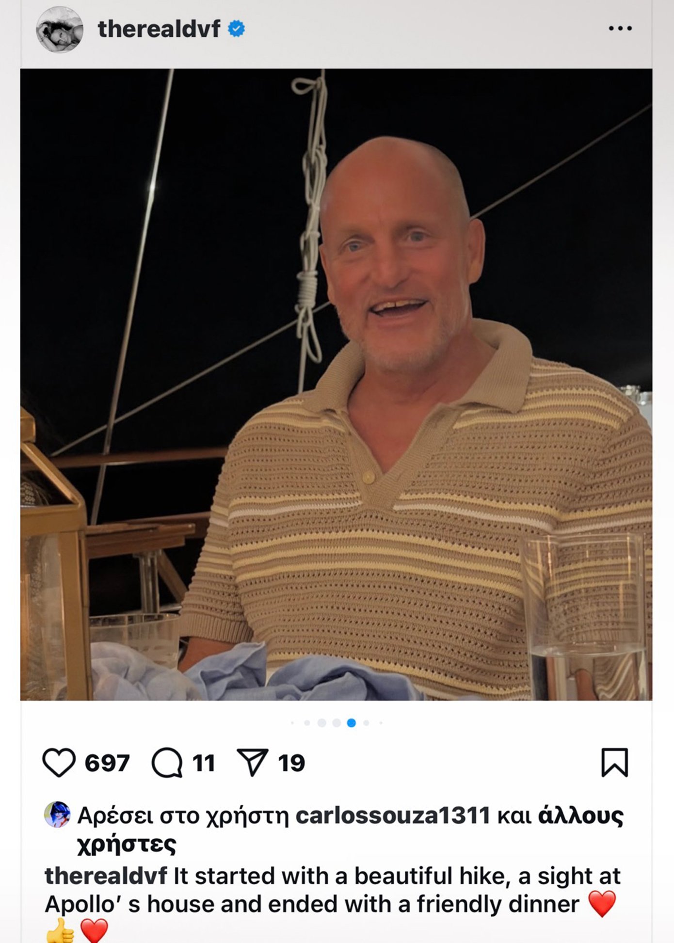Γουντι Χαρελσον_Δήλος