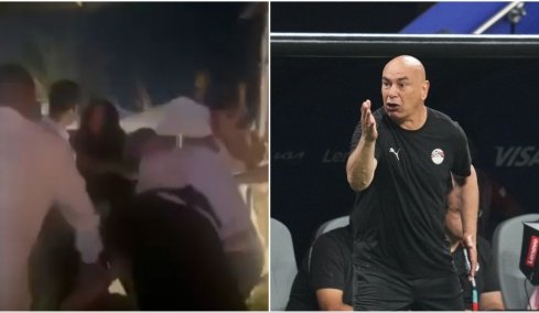 Λιποθύμησε ο προπονητής της Εθνικής Αιγύπτου σε καβγά με τις... δύο συζύγους του, δείτε βίντεο 