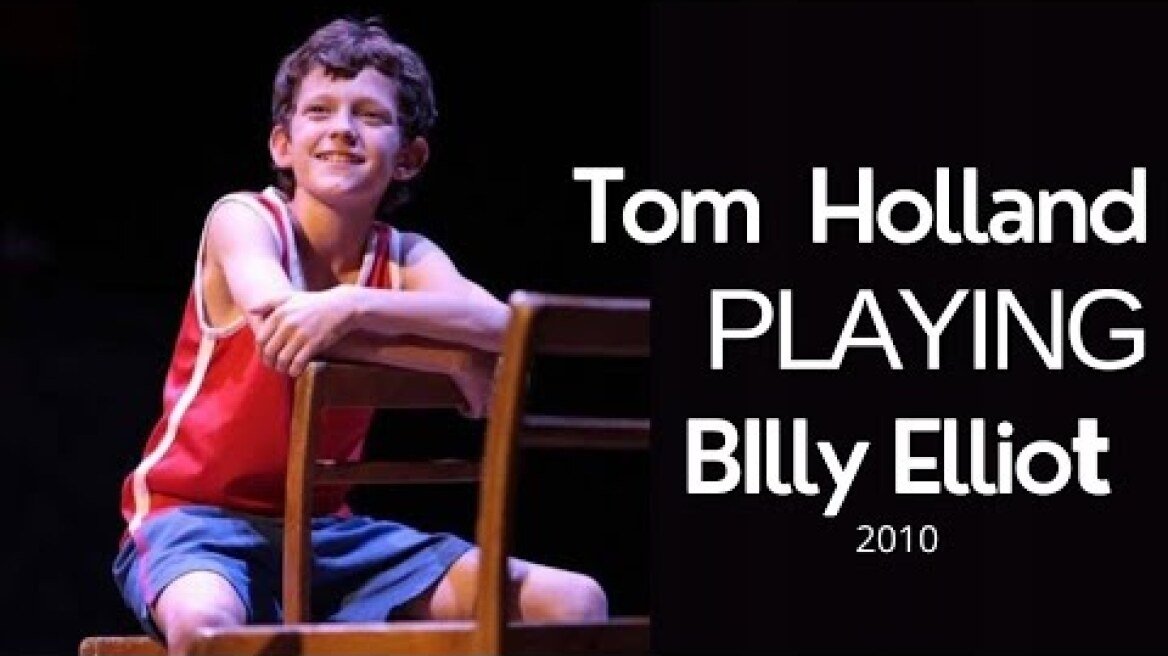 Tom Holland playing Billy Elliot (2010)
