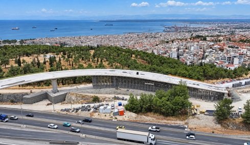 Η μεγαλύτερη υπερυψωμένη λεωφόρος της Ελλάδας σε φάση ολοκλήρωσης