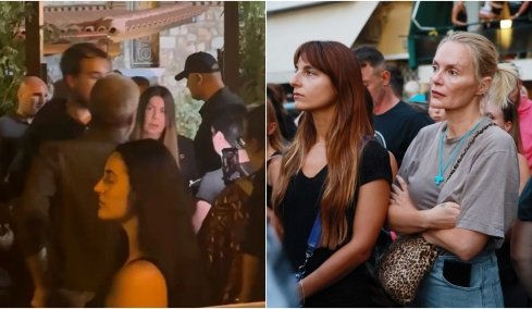 Άντζελα Δημητρίου, Άννα Βίσση και Έλλη Κοκκίνου πήγαν τα ξημερώματα στη λαϊκή αγρυπνία του Γιώργου Μαζωνάκη