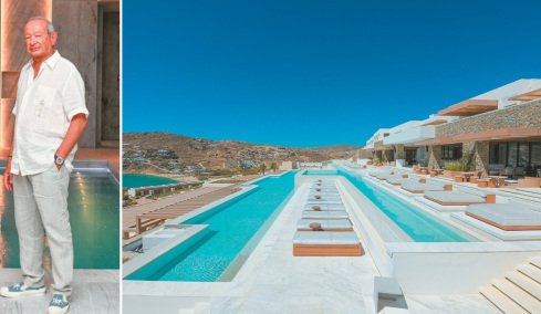 «Μετά το εξάστερο resort στη Μύκονο έρχονται κι άλλα project», λέει ο Αιγύπτιος επιχειρηματίας Ναγκίμπ Σαουίρις για την επένδυση των €100 εκατ.