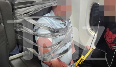 Έδεσαν «βίαιο» επιβάτη στο κάθισμα με ταινία: Επιτέθηκε σε συνεπιβάτη και σε αεροσυνοδό