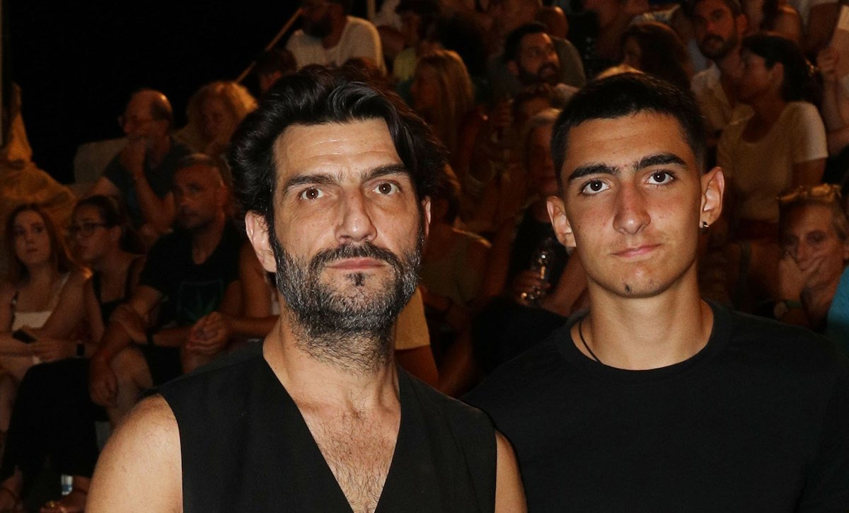 Ο Νίκος Κουρής με τον γιο του, Πέτρο Κουρή