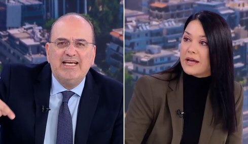 Λαζαρίδης: Συγγνώμη, είπαμε μια κουβέντα παραπάνω - Γιαννακοπούλου: Να σε χαίρεται η Νέα Δημοκρατία