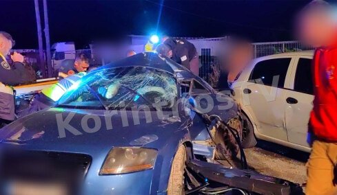 Τραγικό δυστύχημα τη νύχτα στο Δέλτα Κορίνθου: Νεκρός ένας 26χρονος και 5 οι τραυματίες από τη σφοδρή σύγκρουση αυτοκινήτων - Δείτε βίντεο  