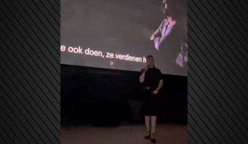 «Ο σύζυγος και ο γιος μου δολοφονήθηκαν από τη Χαμάς, πού είναι αυτό στην ταινία σας;»: Ένταση στην πρεμιέρα του ντοκιμαντέρ «ΝΑΖΑ» στην Ολλανδία, βίντεο
